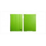 Ipad green leather case